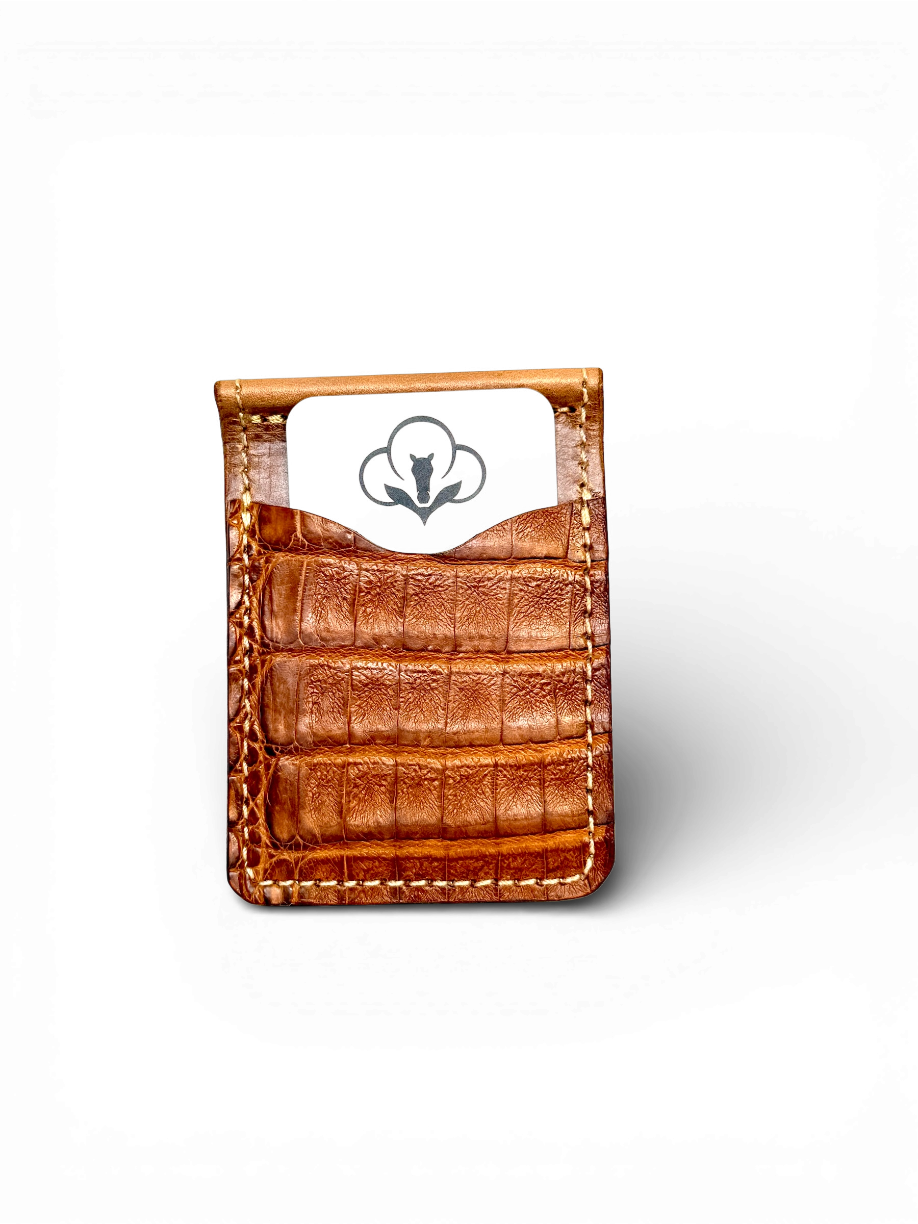 Sandstone Caiman Crocodile Wallet