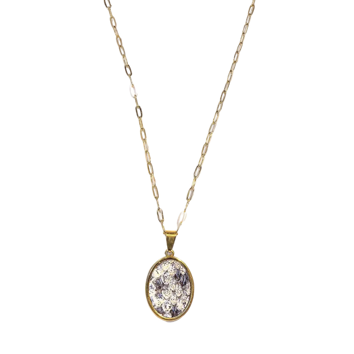 DiamondBack Oval Signature Necklace