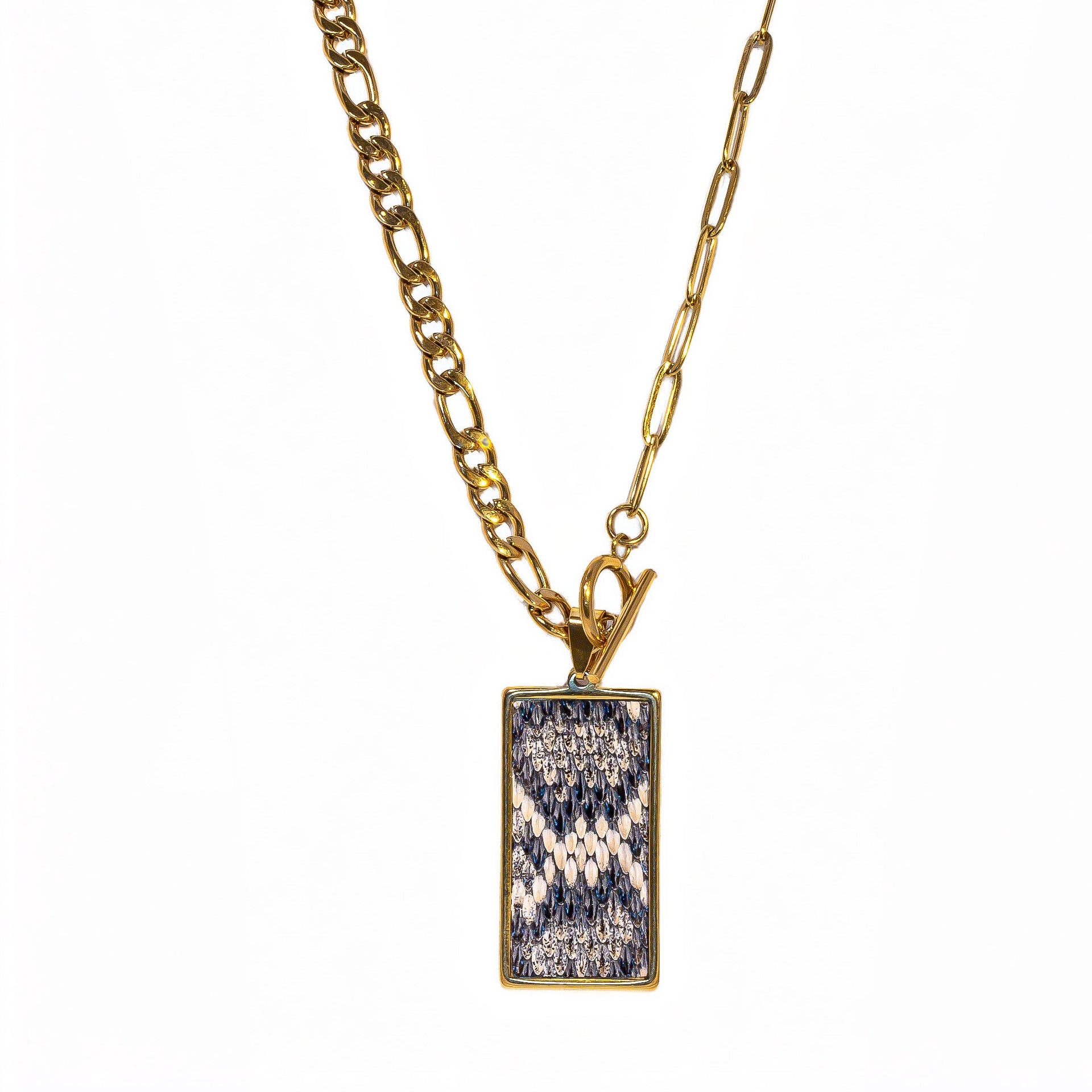 DiamondBack Rectangle Statement Necklace