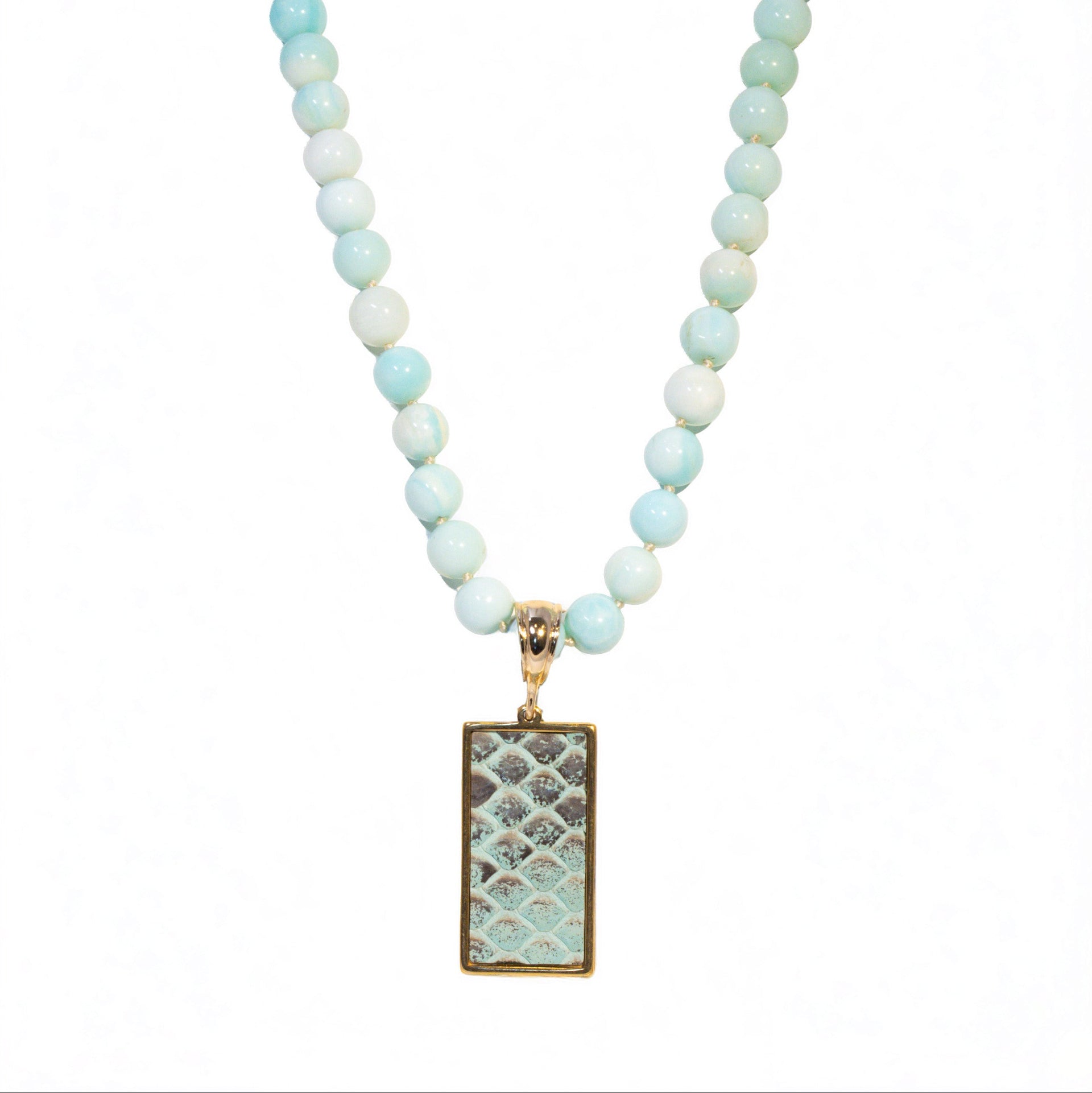 Exclusive Beaded Necklace - Exuma Python