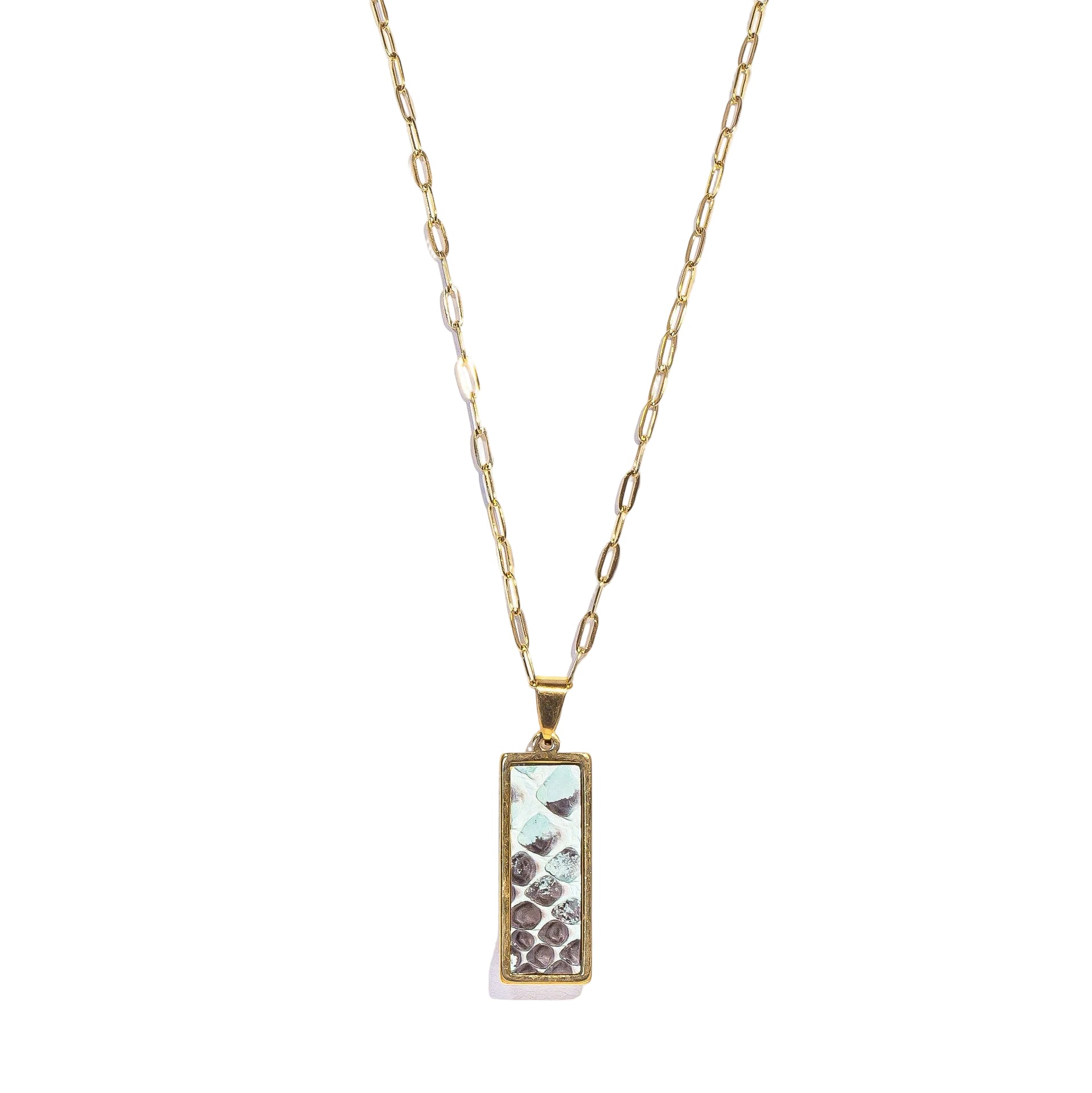 Exuma Rectangle Signature Necklace