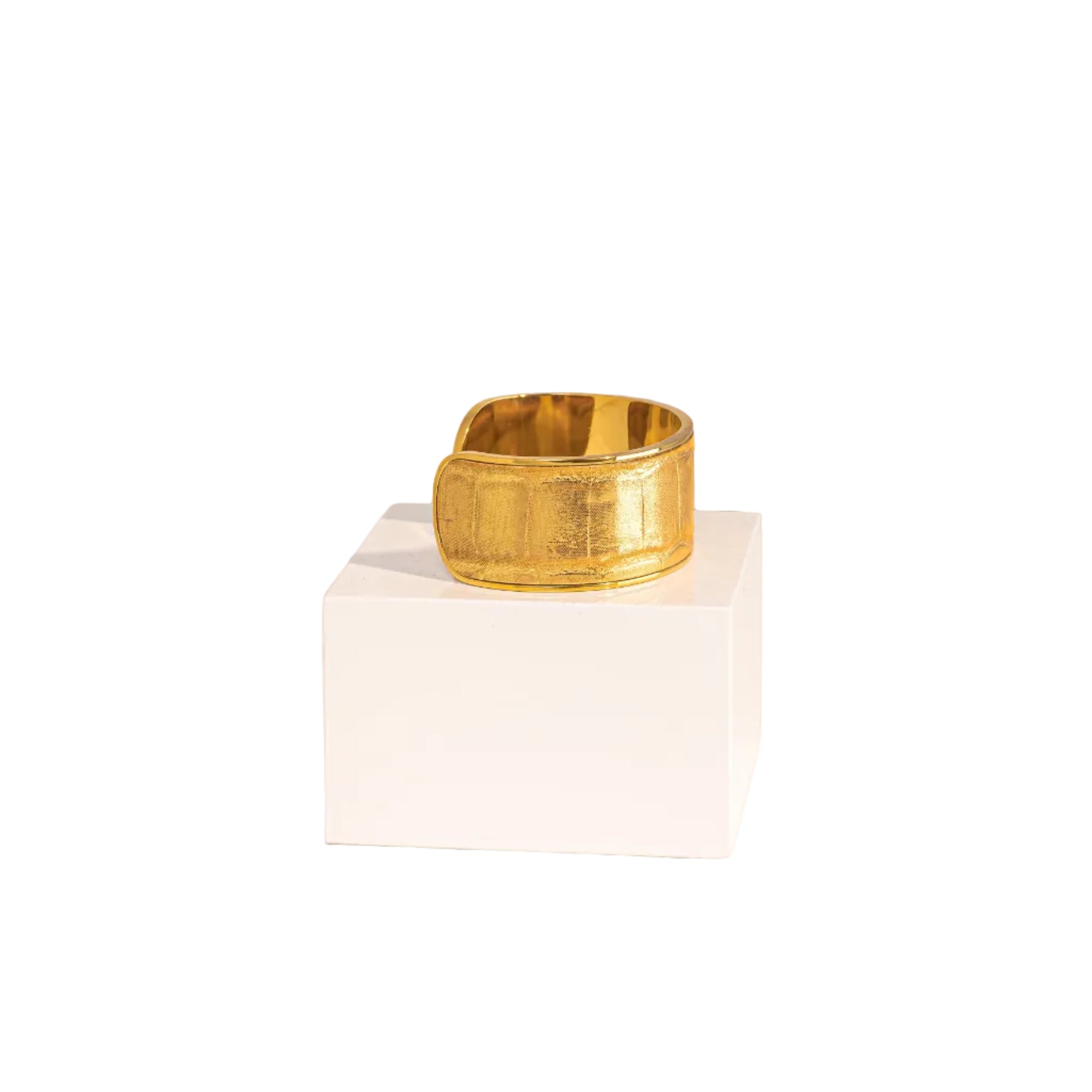 Grateful Gold Statement Cuff