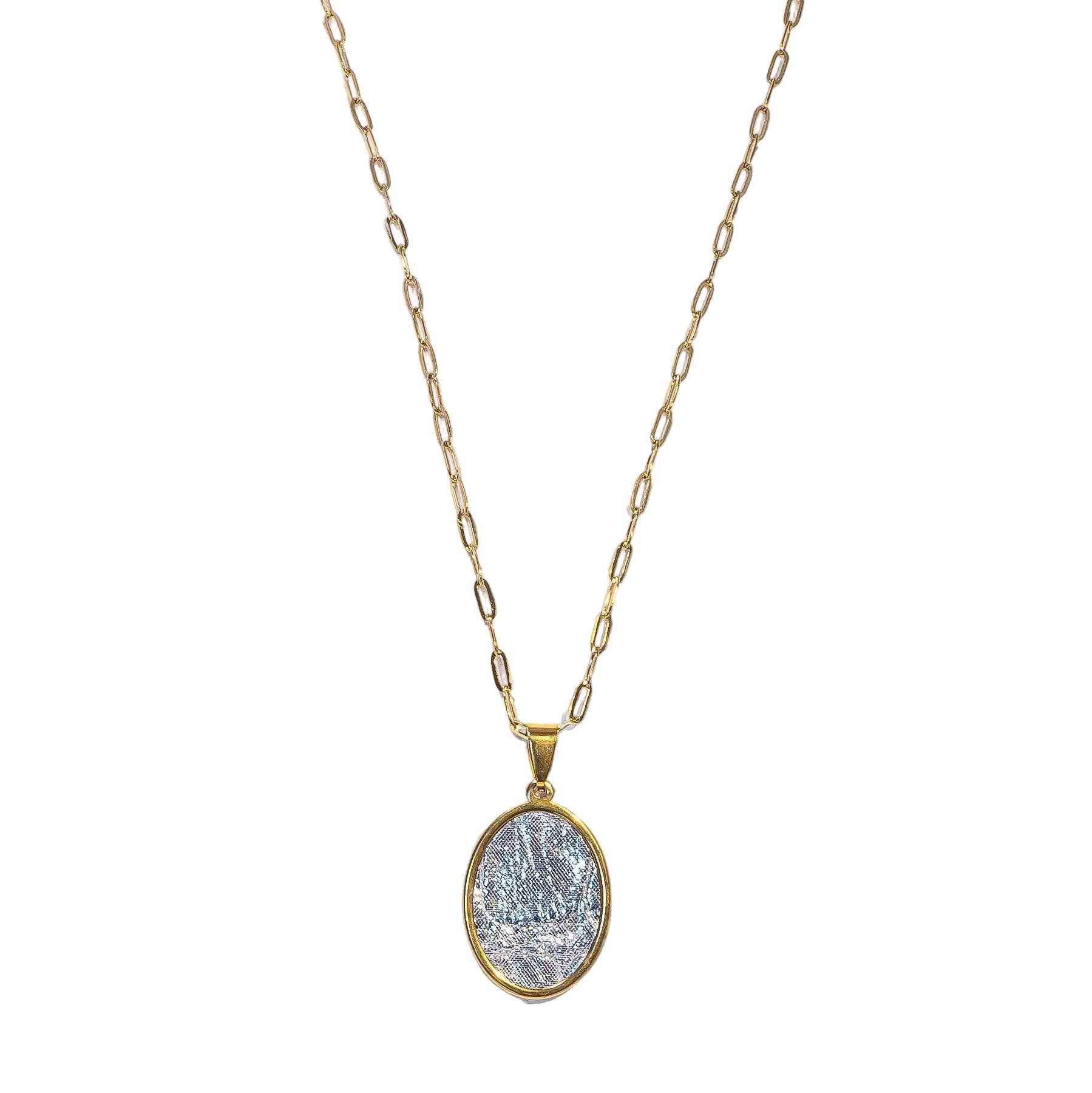 Mrs. Robinson Oval Signature Necklace