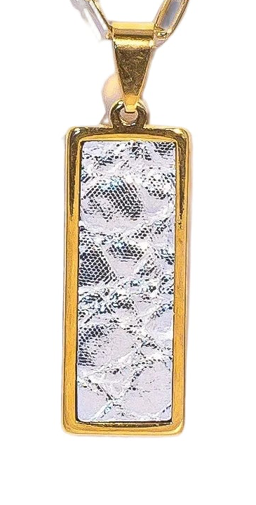 Mrs. Robinson Rectangle Signature Pendant
