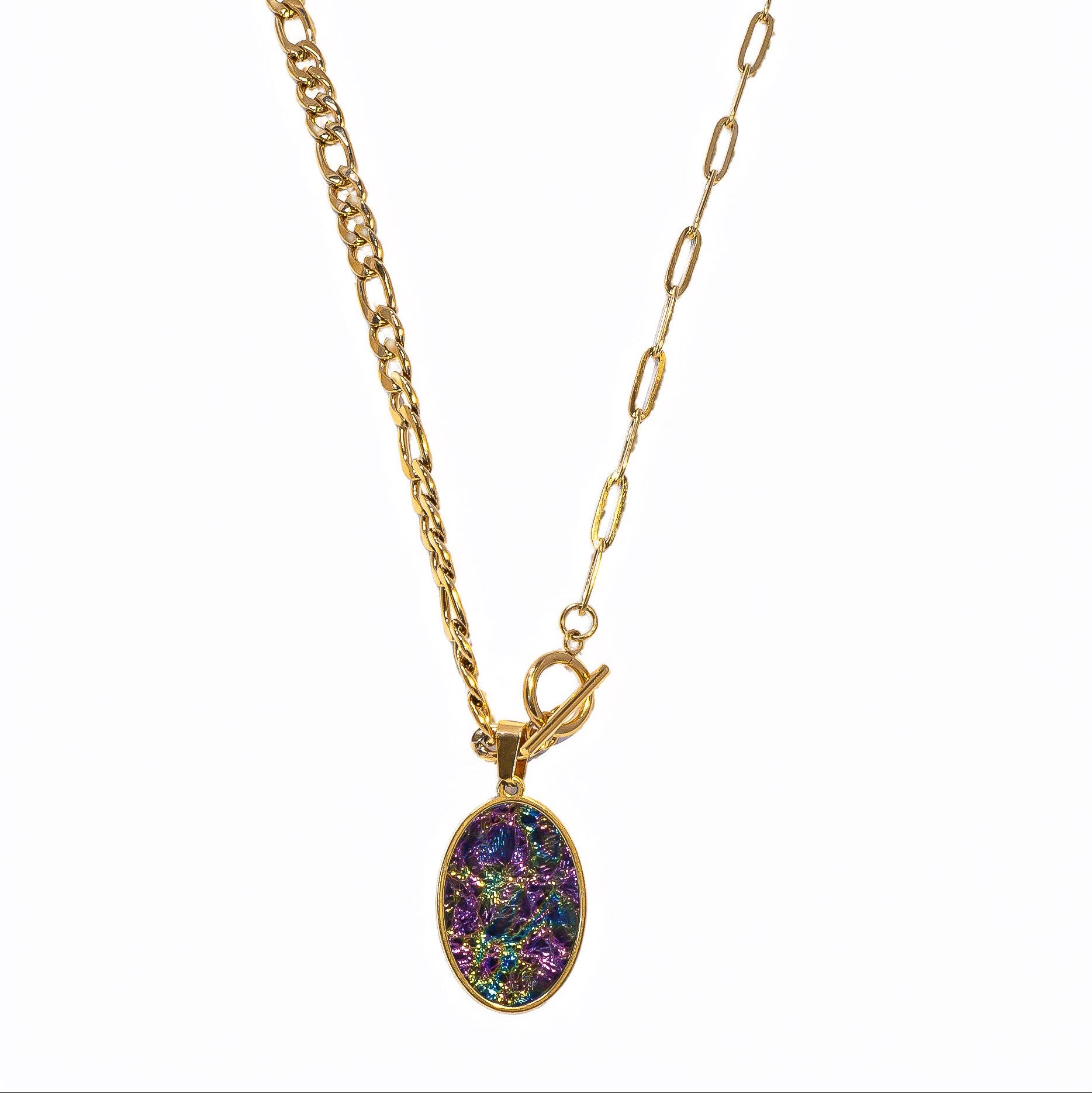 Mirage Oval Statement Necklace