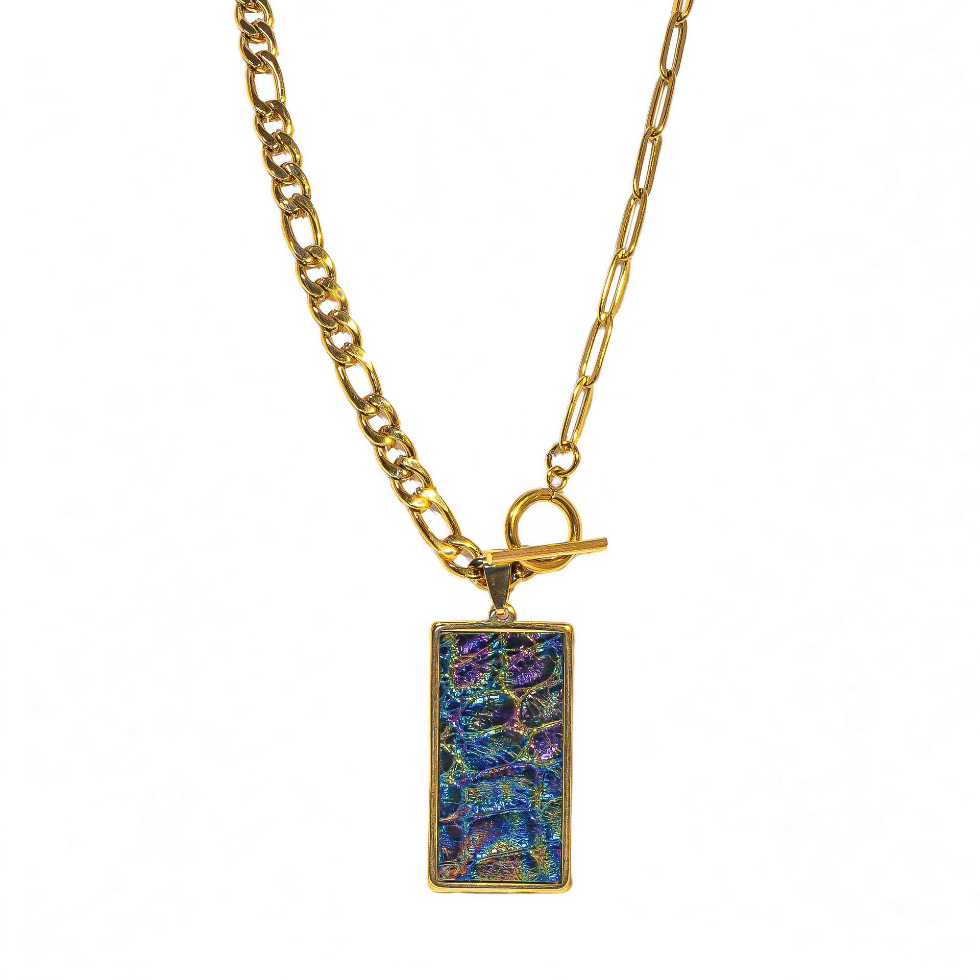 Mirage Rectangle Statement Necklace