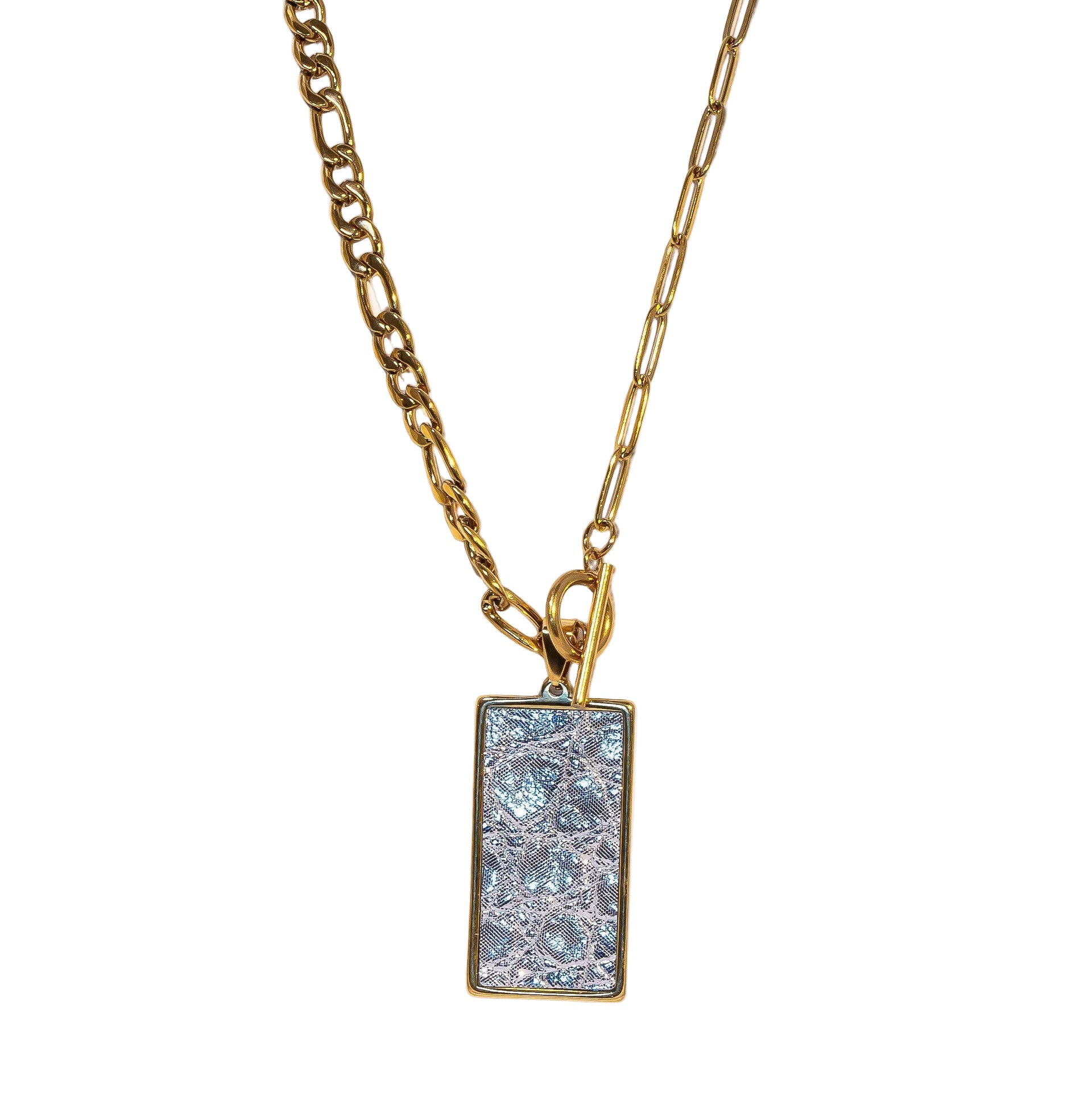 Mrs. Robinson Rectangle Statement Necklace