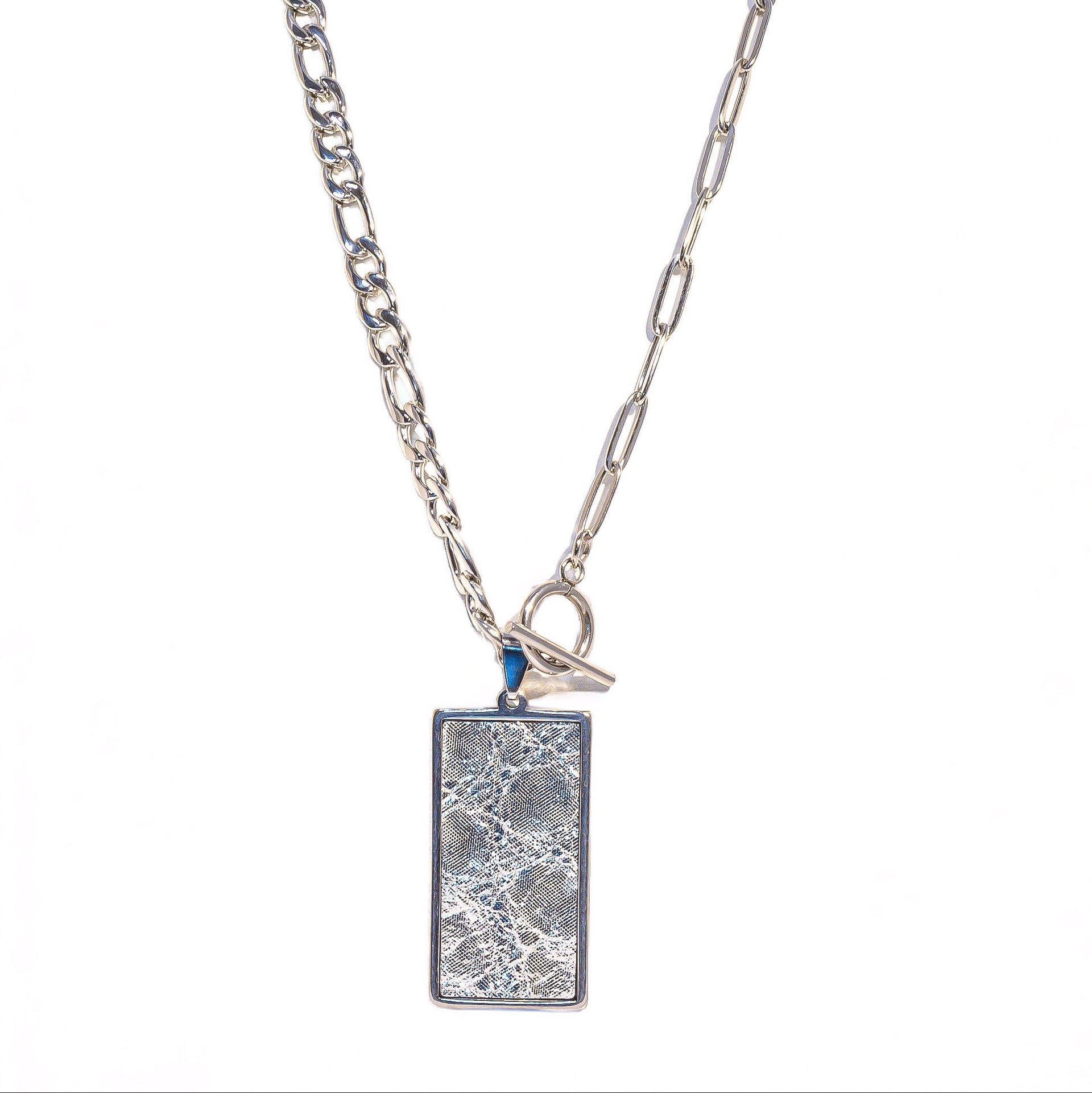 Mrs. Robinson Spectra Rectangle Statement Necklace