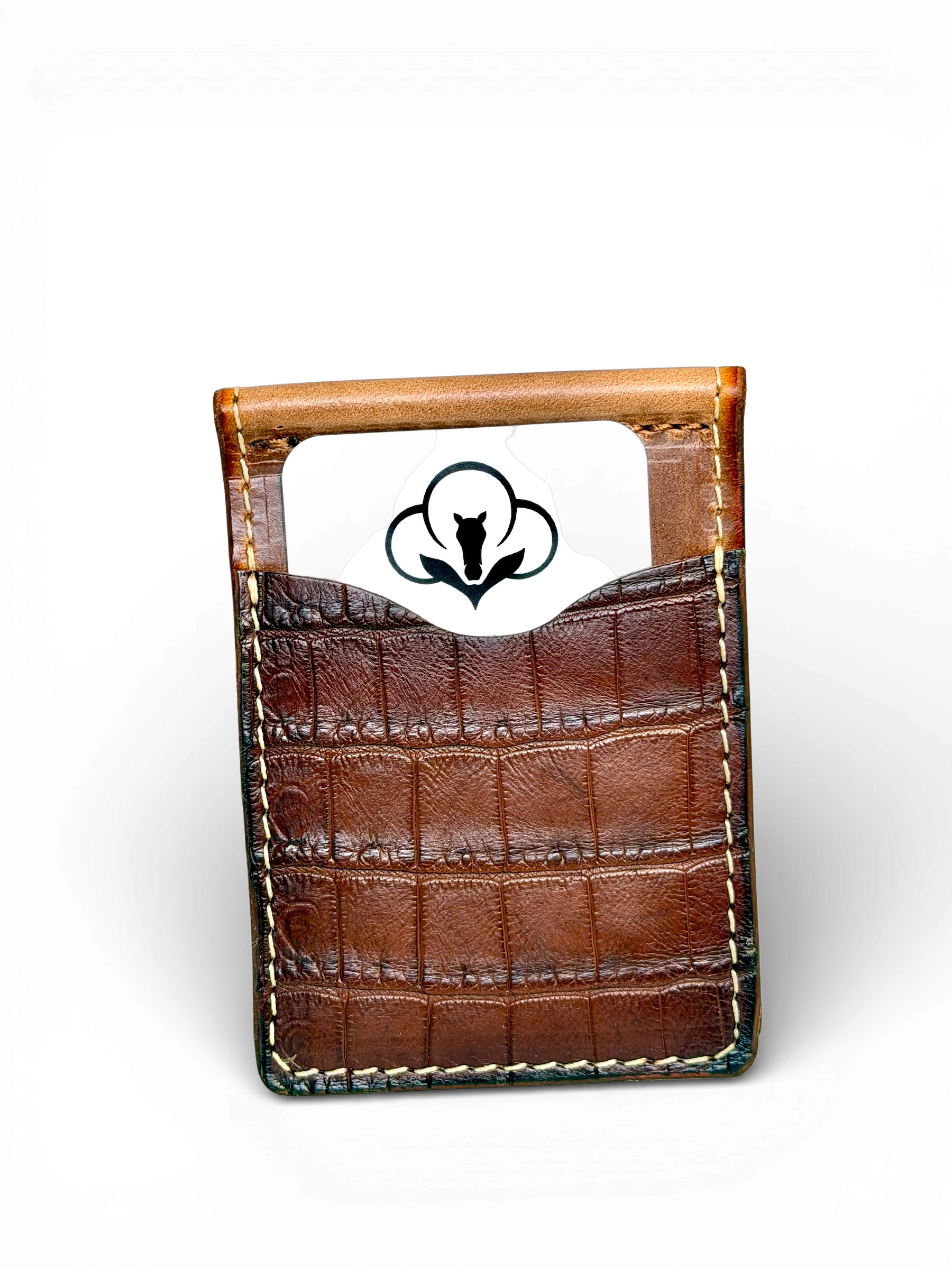 Chestnut Nile Crocodile Wallet