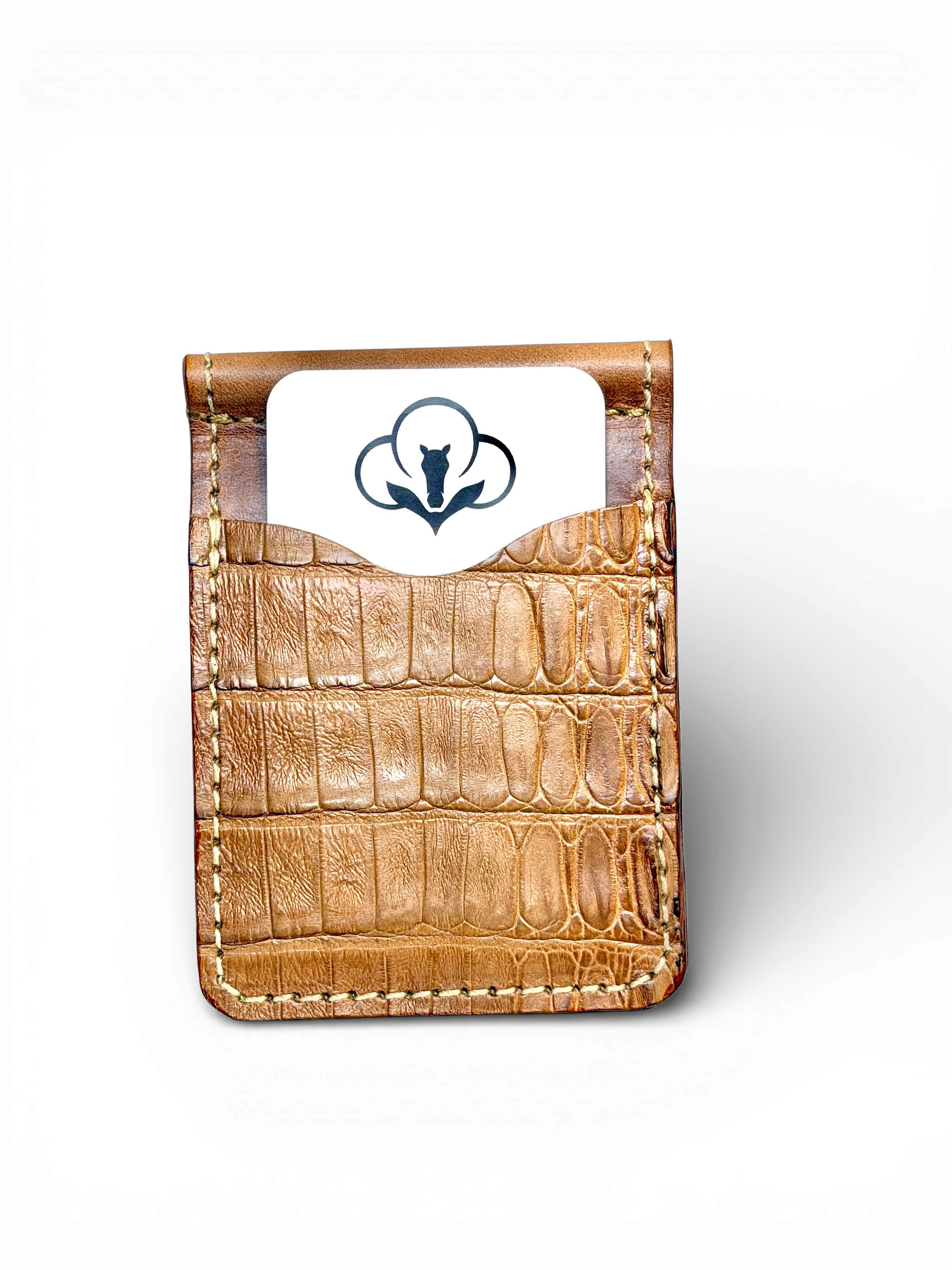 Wheat Nile Crocodile Wallet