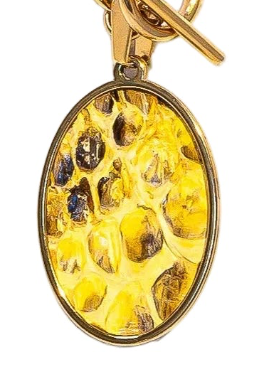 Sunshine Python Oval Statement Pendant
