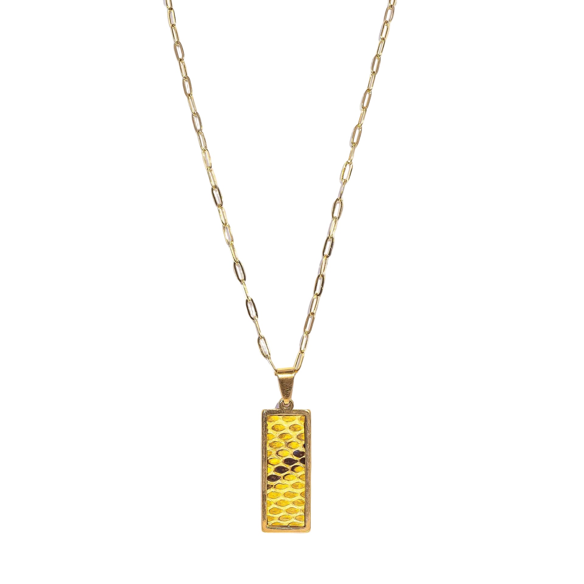 Sunshine Rectangle Signature Necklace