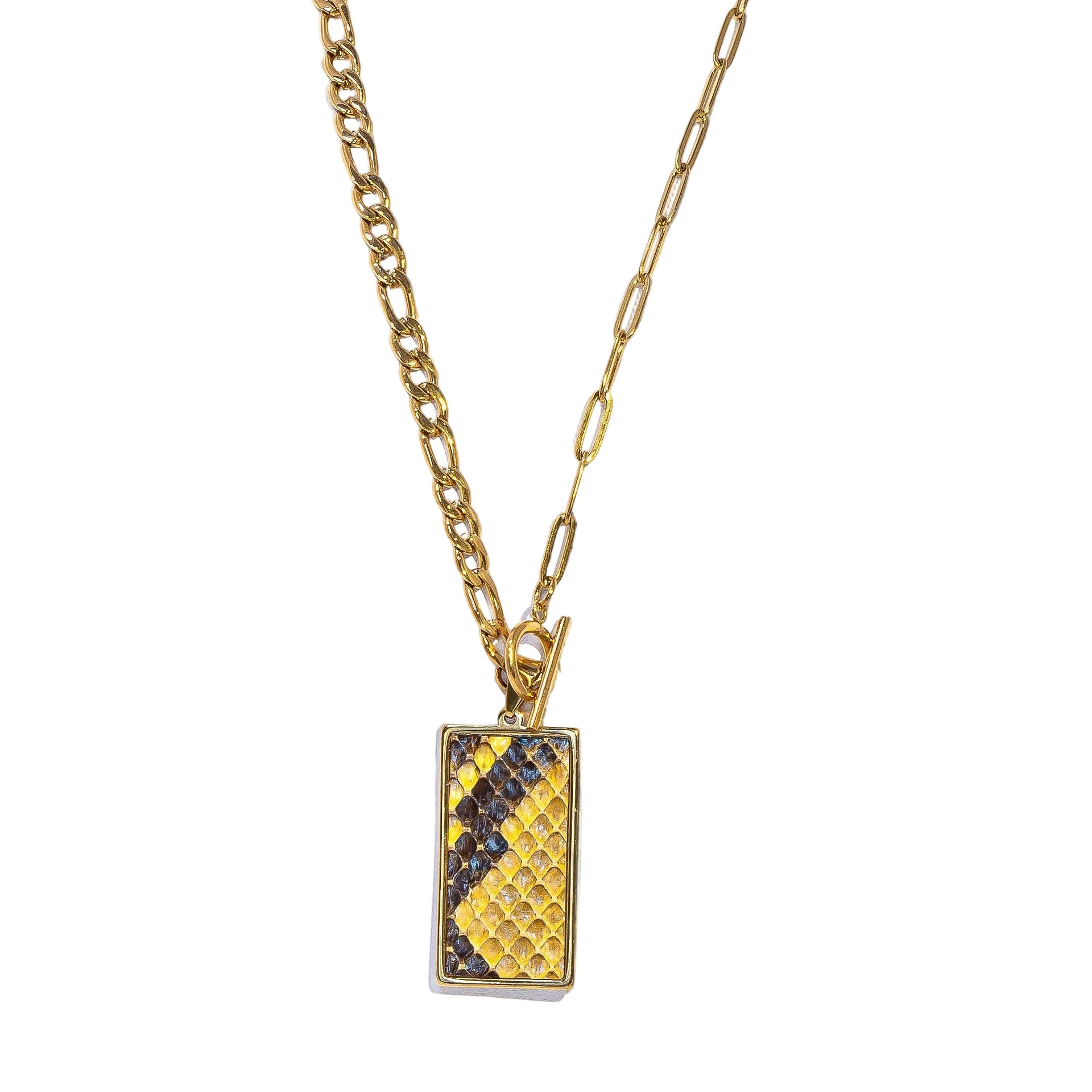 Sunshine Rectangle Statement Necklace
